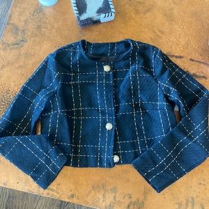 XS black cardigan/jacket
